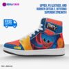 Personalized Name Poppy Playtime Video Game High-Top Shoes, Leather Sneakers for Kids Cool Kiddo 24