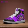 Five Nights at Freddy’s Security Breach Character High-Top Leather Black and Purple Shoes FNAF, 5NAF Cool Kiddo 34