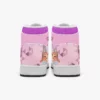 Customized Name ROBLOX Girls Characters High-Top Leather Pink Shoes for Kids, Jordans Style Sneakers Cool Kiddo 36