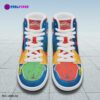 Personalized Name Poppy Playtime Video Game High-Top Shoes, Leather Sneakers for Kids Cool Kiddo 28