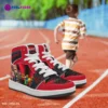 Personalized Name ROBLOX Characters High-Top Leather Black and Red Shoes, Jordans Style Sneakers Cool Kiddo 34