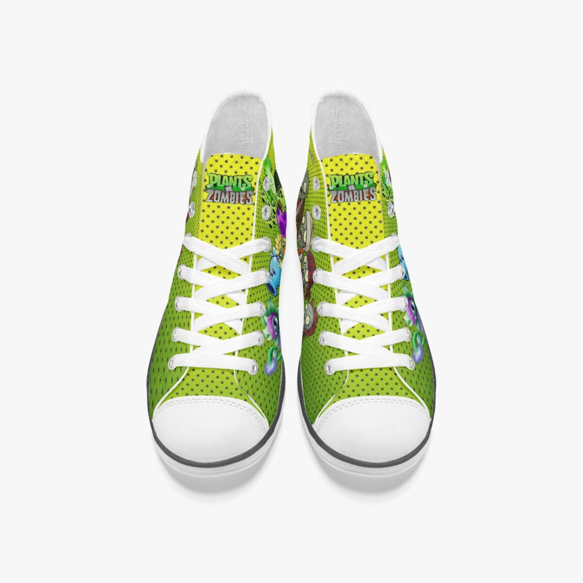 Plants vs Zombies Personalized High-Top Sneakers for Children Cool Kiddo 14