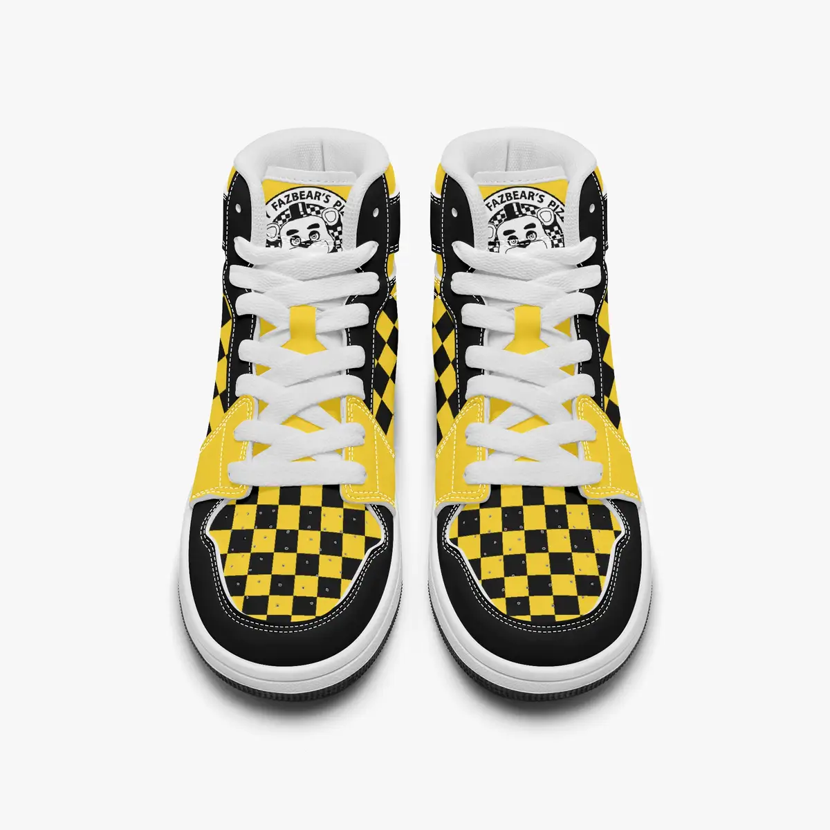 Five Nights at Freddy’s Inspired Character High-Top Kids Leather Shoes, FNAF Jordans Style Sneakers Cool Kiddo 22