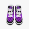 Five Nights at Freddy’s Security Breach Character High-Top Leather Black and Purple Shoes FNAF, 5NAF Cool Kiddo 36