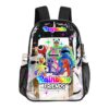 Personalized Blue Rainbow Friends – Transparent Bag – Clear Backpack – 17-inch 2024 New Cool Kiddo 32