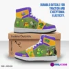 Personalized Plants vs Zombies Characters High-Top Leather Sneakers – Jordans Style Shoes Cool Kiddo 30