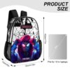 Spiderman Miles Morales Transparent 17-Inch Backpack for Kids & Youth ??️