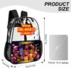 Personalized FIVE NIGHTS AT FREDDY’S – Transparent Bag – Clear Backpack 17-inch 2024 New Cool Kiddo 30