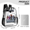Personalized Name ROBLOX – Transparent Bag – Clear Backpack – 17-inch 2024 New Cool Kiddo 30