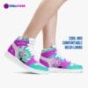 Custom Spider Verse Gwen Stacy Character High-Top Leather Girl Woman Shoes, Jordans Style Sneakers Cool Kiddo 48