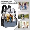 Personalized ROBLOX Avatars – Transparent Bag – Clear Backpack – 17-inch 2024 New Cool Kiddo 34