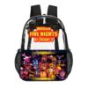 Personalized FIVE NIGHTS AT FREDDY’S – Transparent Bag – Clear Backpack 17-inch 2024 New Cool Kiddo 24