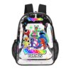 Personalized Blue Rainbow Friends – Transparent Bag – Clear Backpack – 17-inch 2024 New Cool Kiddo 24