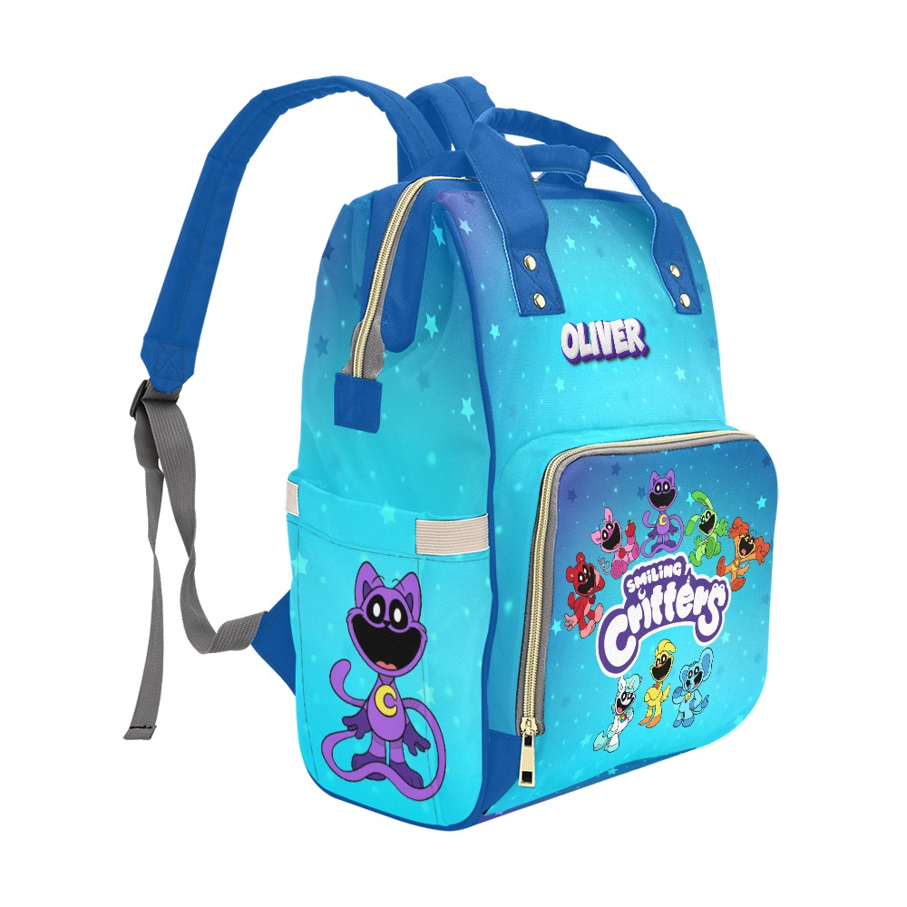 Smiling Critters from Poppy Playtime Videogame Multi-Function Backpack Cool Kiddo 14