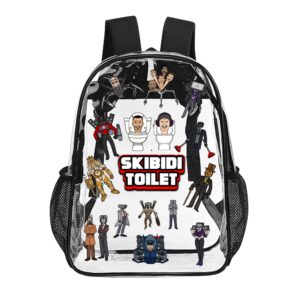 Skibidi Toilet – Transparent Bag 17 inch 2024 New Cool Kiddo