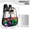 Rainbow Friends Transparent Backpack 17-inch 2024 New Cool Kiddo 30