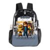 Personalized ROBLOX Avatars – Transparent Bag – Clear Backpack – 17-inch 2024 New Cool Kiddo 32