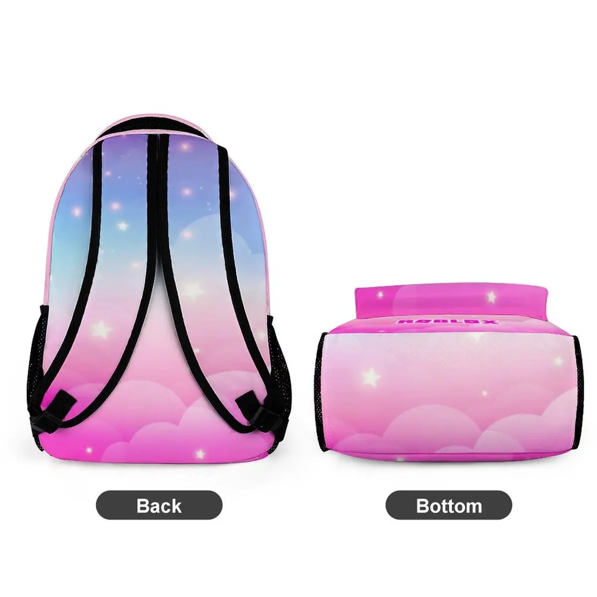 Personalized pink backpack for girls Roblox Cool Kiddo 20