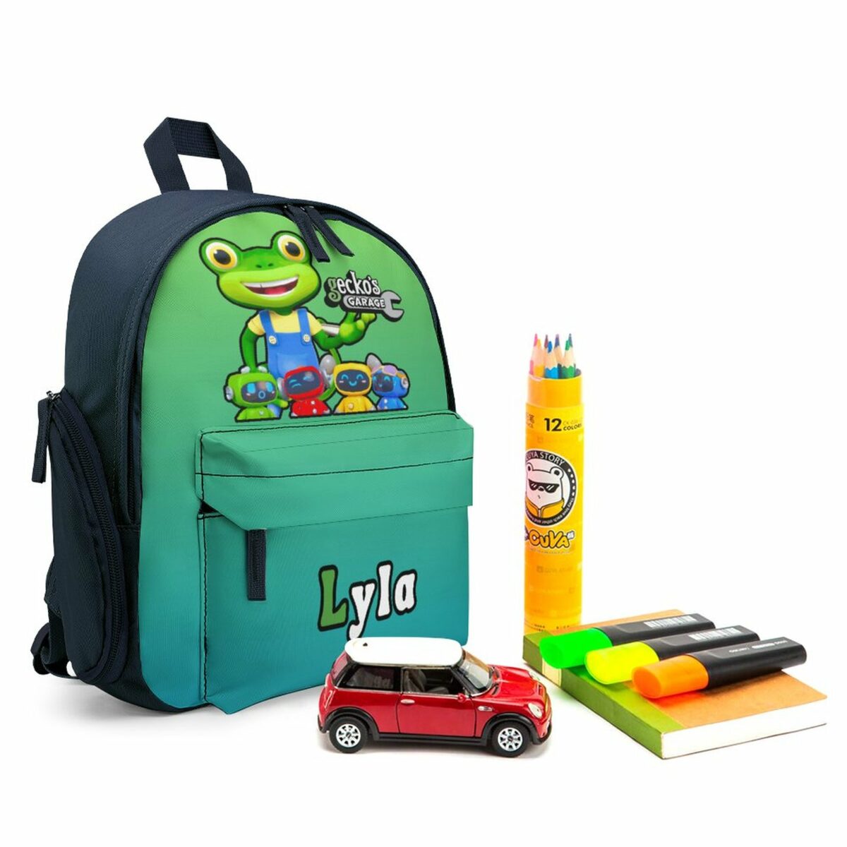 Gecko’s Garage Animated Series Character Children’s School Bag Cool Kiddo 18