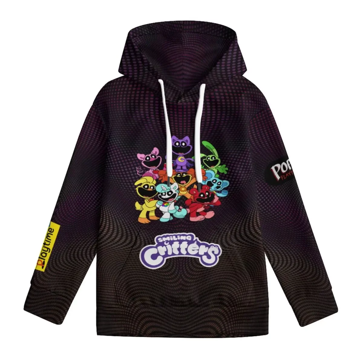 Smiling Critters Playtime Catnap Video Game Hoodie - Cozy and Cool Kids' Sweater ??