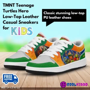 TMNT Teenage Mutant Ninja Turtles Animated Series Inspired Low-Top Casual Shoes Cool Kiddo