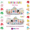 Personalized Squishmallows Clogs Shoes, Girls Clogs Shoes, Funny Crocs Clogs, Crocband Cool Kiddo 28