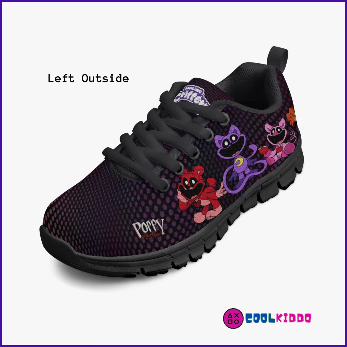 Personalized Smiling Critters Poppy Playtime Inspired Kids’/Youth Lightweight Mesh Sneakers Cool Kiddo 18