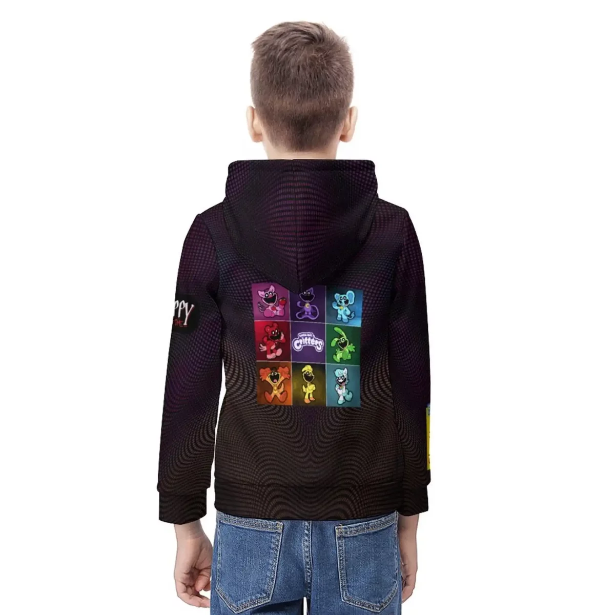 Smiling Critters Playtime Catnap Video Game Hoodie – Cozy and Cool Kids’ Sweater 🎮🐱 Cool Kiddo 14