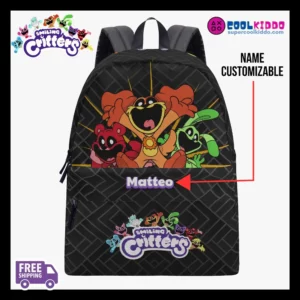 Smiling Critters Poppy Playtime Characters Three Sizes Backpack – Kids and Youth Book Bag Cool Kiddo 10