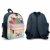 Personalized Number Blocks Characters Children's School Bag - Blue Backpack for Kids