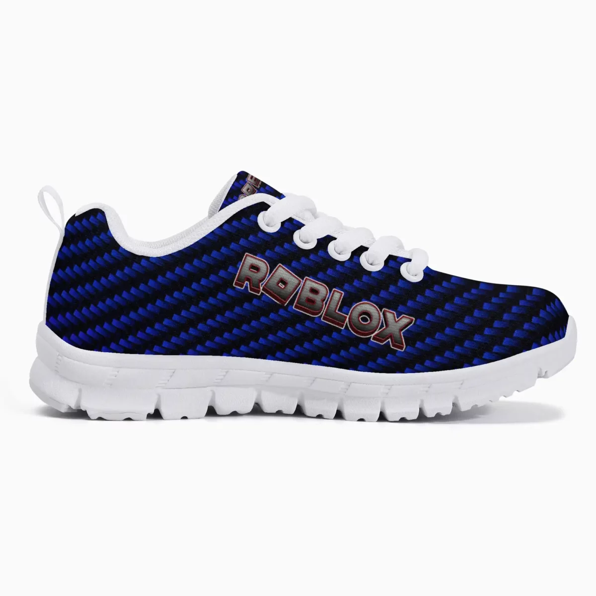 Personalized Roblox Video Game Blue Shoes for Boys Lightweight Mesh Blue Sneakers Cool Kiddo 16