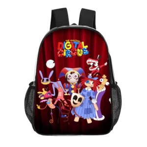 The Amazing Digital Circus Transparent Backpack – 17 Inches Book Bag Cool Kiddo