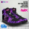 Jinx Character from ARCANE LoL High-Top Leather Sneakers, Unisex Casual Shoes for any season Cool Kiddo 26