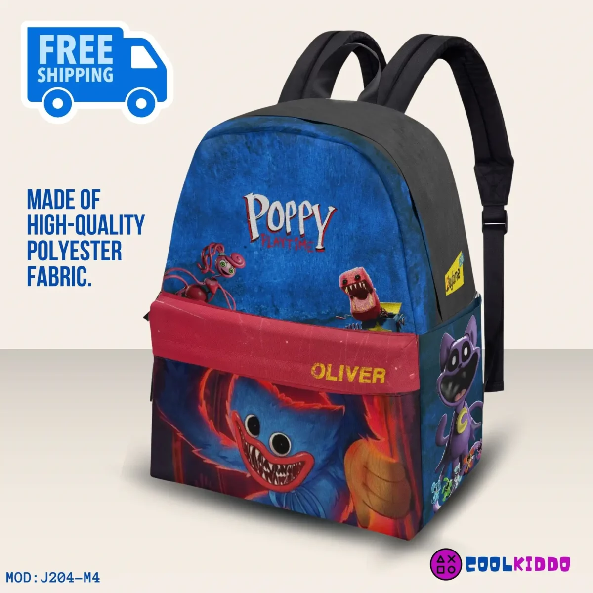 Poppy Playtime Videogame Inspired Bag – Ideal for School, Travel, and Sports Essentials, Three Sizes Cool Kiddo 10