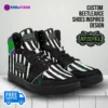 Custom Beetlejuice Movie Inspired High-Top Leather Sneakers, Unisex Casual Shoes for any season Cool Kiddo 3
