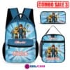 Personalized Roblox Blue Book Bag for Kids – Three-Piece Set: Backpack, Lunch Bag, and Pencil Case Cool Kiddo