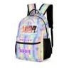 Personalized Pastel Colors, Hearted Roblox Girls Backpack Customizable name Cool Kiddo 34