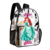 Personalized Disney’s Princess Ariel – Transparent Bag 17-inch 2024 New Clear Backpack Cool Kiddo 36