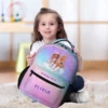 Personalized Pink and Purple, Starred Roblox Girls Backpack Customizable name Cool Kiddo 36