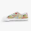 Personalized Squishmallows Food Canvas Low-Top Sneakers for kids. Colorful Casual Shoes Cool Kiddo 42