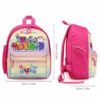 Personalized Number Blocks Children’s School Bag – Pink Toddlers Backpack Cool Kiddo 22