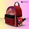 Hazbin Hotel Characters Print Mini Leather Backpack for Girls/Youth Cool Kiddo 28