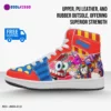 Personalized Name The Amazing Digital Circus Inspired High-Top Shoes, Leather Sneakers for Kids Cool Kiddo 32