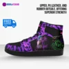 Jinx Character from ARCANE LoL High-Top Leather Sneakers, Unisex Casual Shoes for any season Cool Kiddo 28