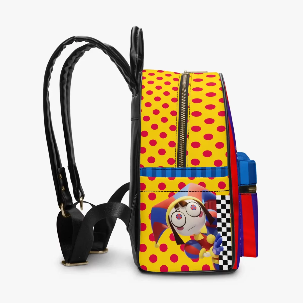 The Amazing Digital Circus Mini Leather Backpack – Pomni and friends print Cool Kiddo 14