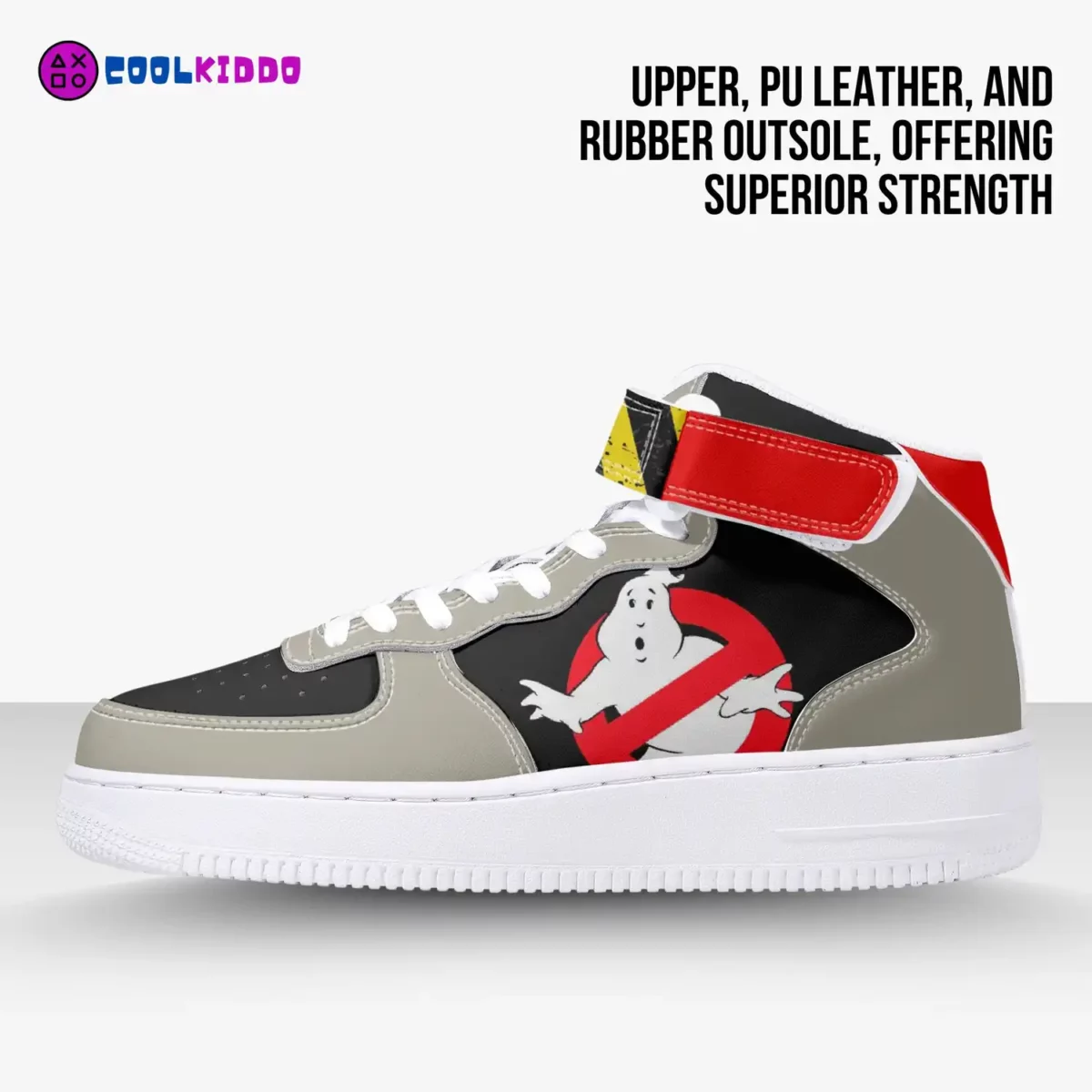 Custom GHOSTBUSTERS Air Force One Style High-Top Leather Sneakers – Casual Shoes for Youth/Adults Cool Kiddo 12