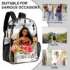 Personalized Disney’s Princess Moana – Transparent Bag 17 inch 2024 New Backpack Cool Kiddo 34