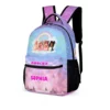 Geometric Pink and Purple, Roblox Avatars Girls Backpack with Customizable Name Cool Kiddo 26