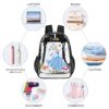 Personalized Disney’s Cinderella – Transparent Bag 17-inch 2024 New Clear Backpack Cool Kiddo 32