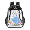 Personalized Disney’s Cinderella – Transparent Bag 17-inch 2024 New Clear Backpack Cool Kiddo